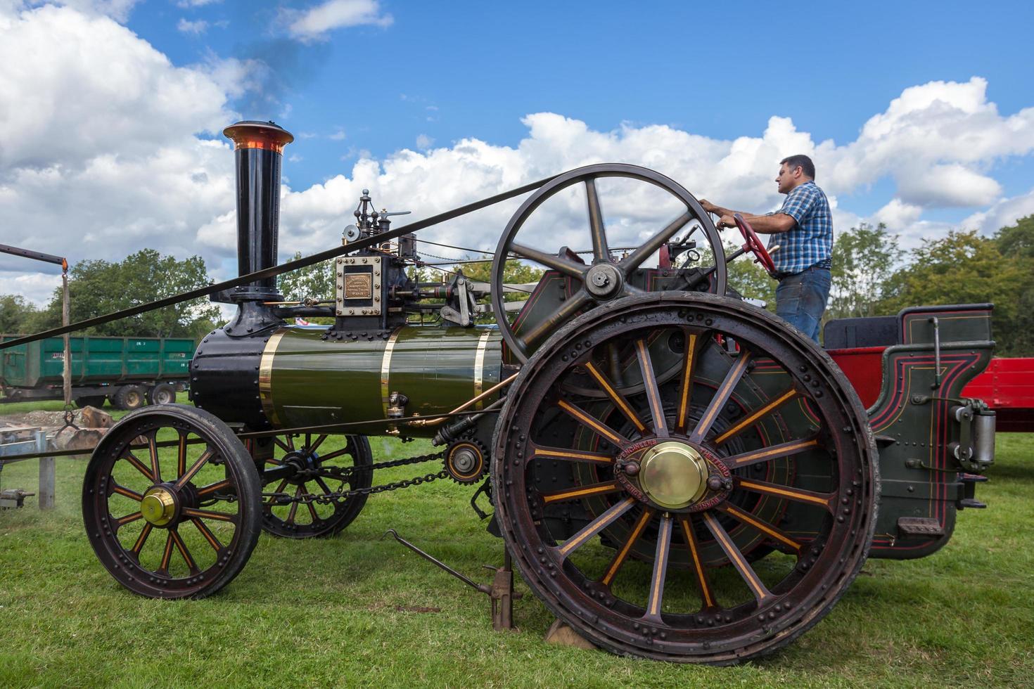 RUDGWICK, SUSSEX, UK,2011. Traction engine photo