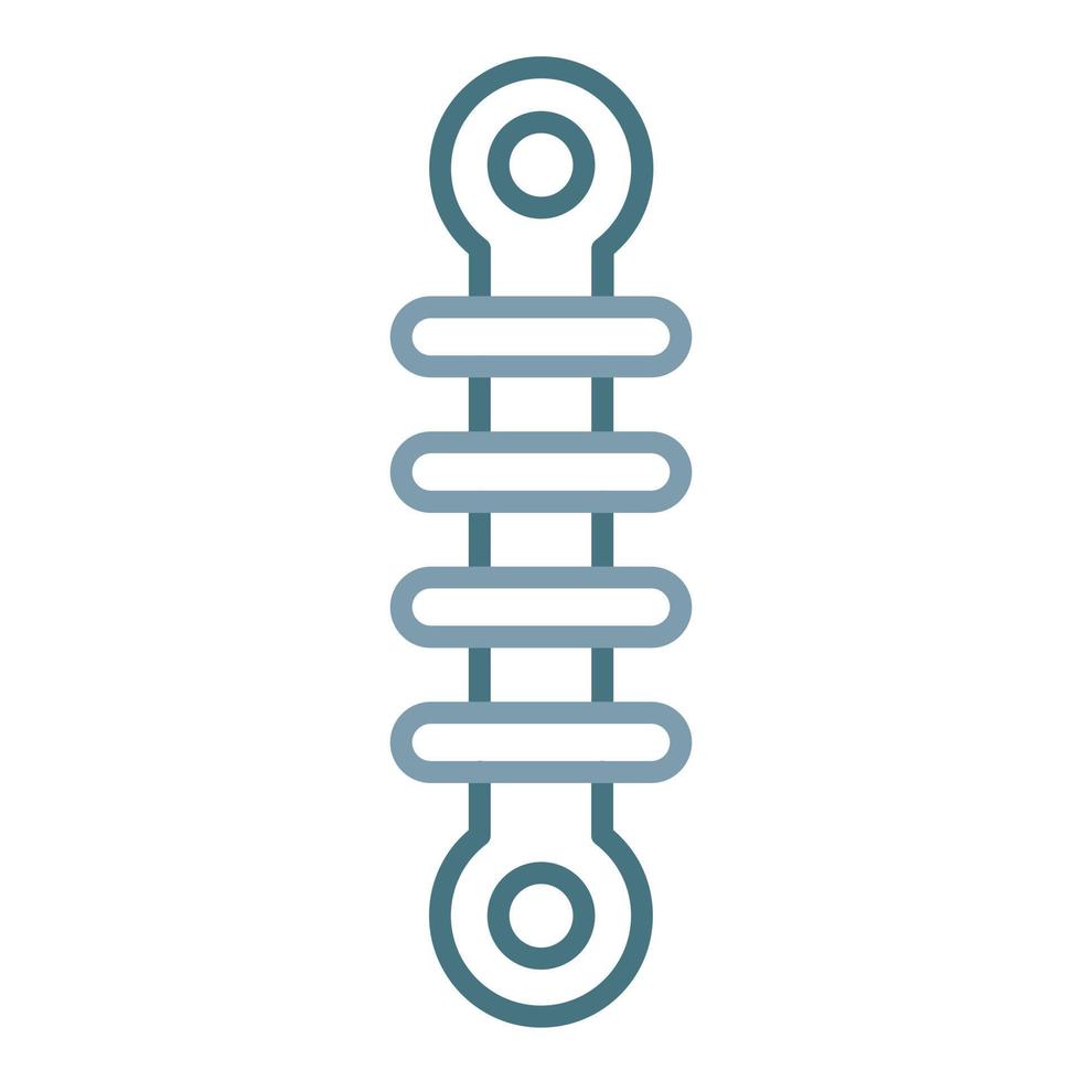 Spring Bike Line Two Color Icon vector