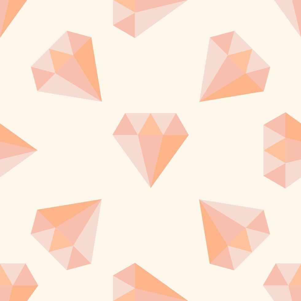 Abstract diamond seamless pattern. Geometric background. vector