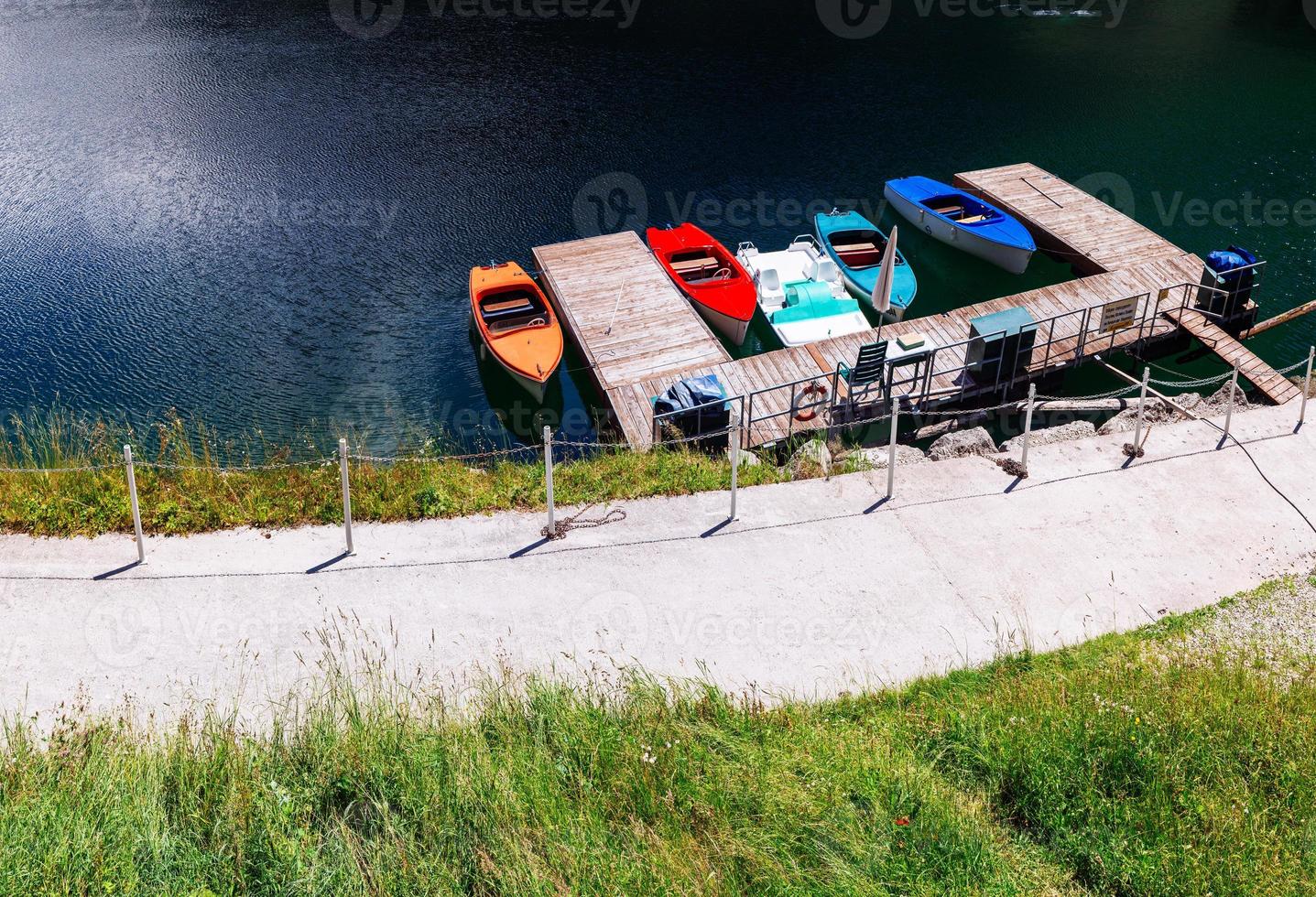 boat at the pier photo