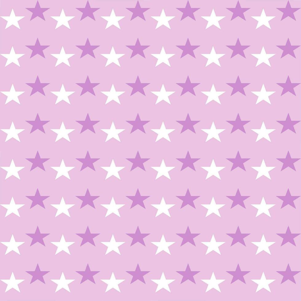 seamless background with stars on purple background vector