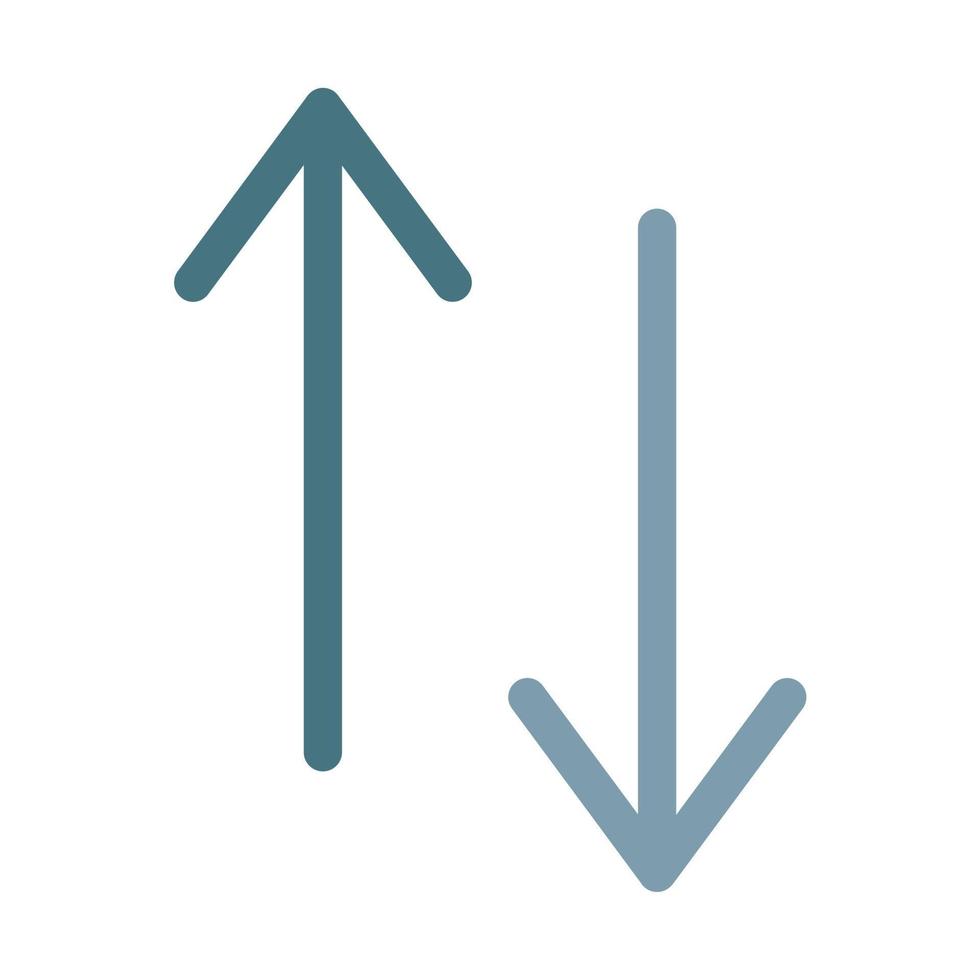 Swap Line Two Color Icon vector