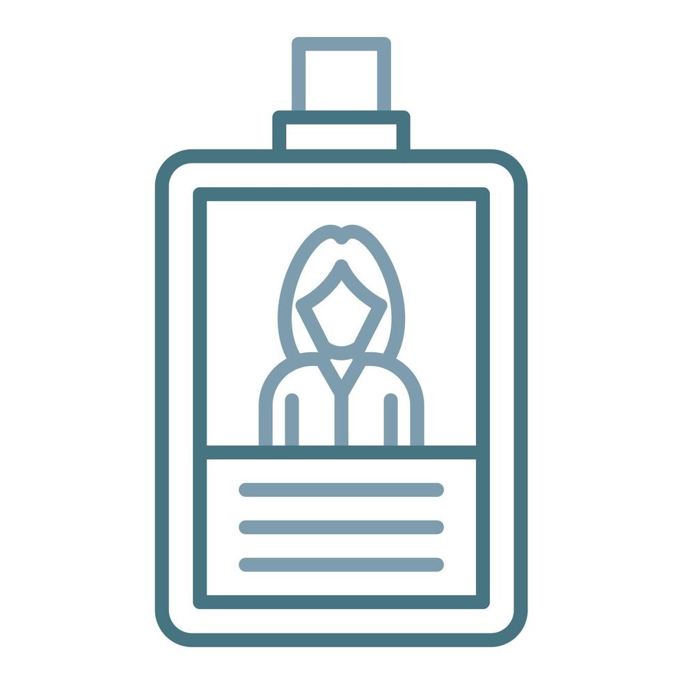 Press Pass Line Two Color Icon vector
