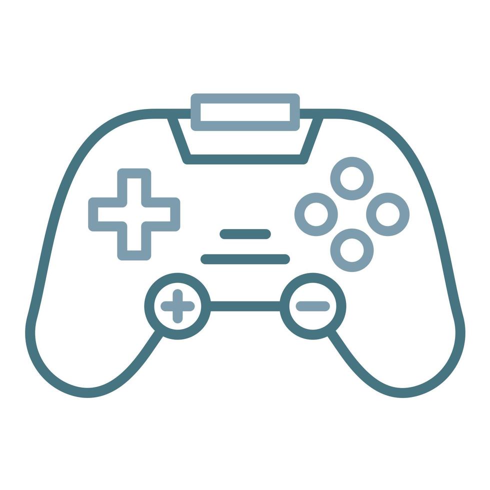 Mobile Game Console Line Two Color Icon vector