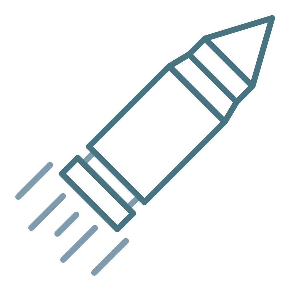 Bullet Line Two Color Icon vector