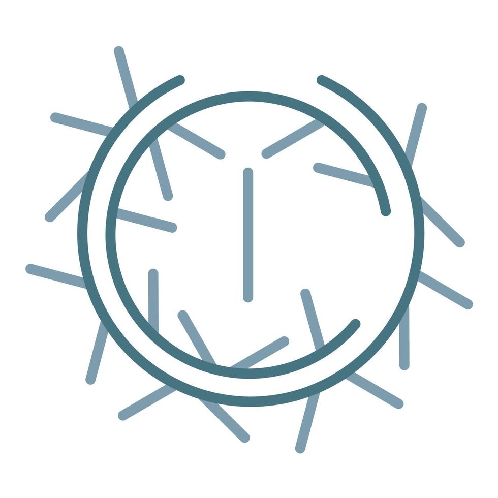 Tumbleweed Line Two Color Icon vector