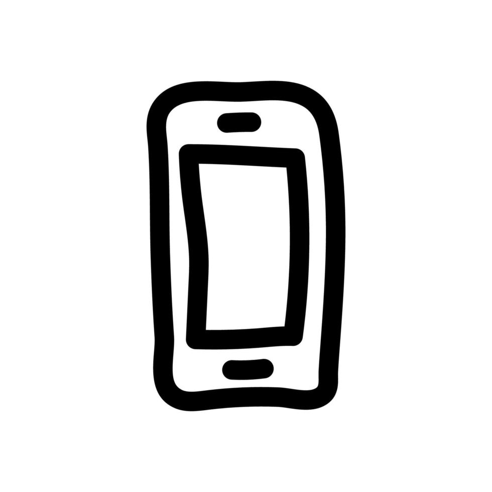 icono de vector simple de teléfono inteligente