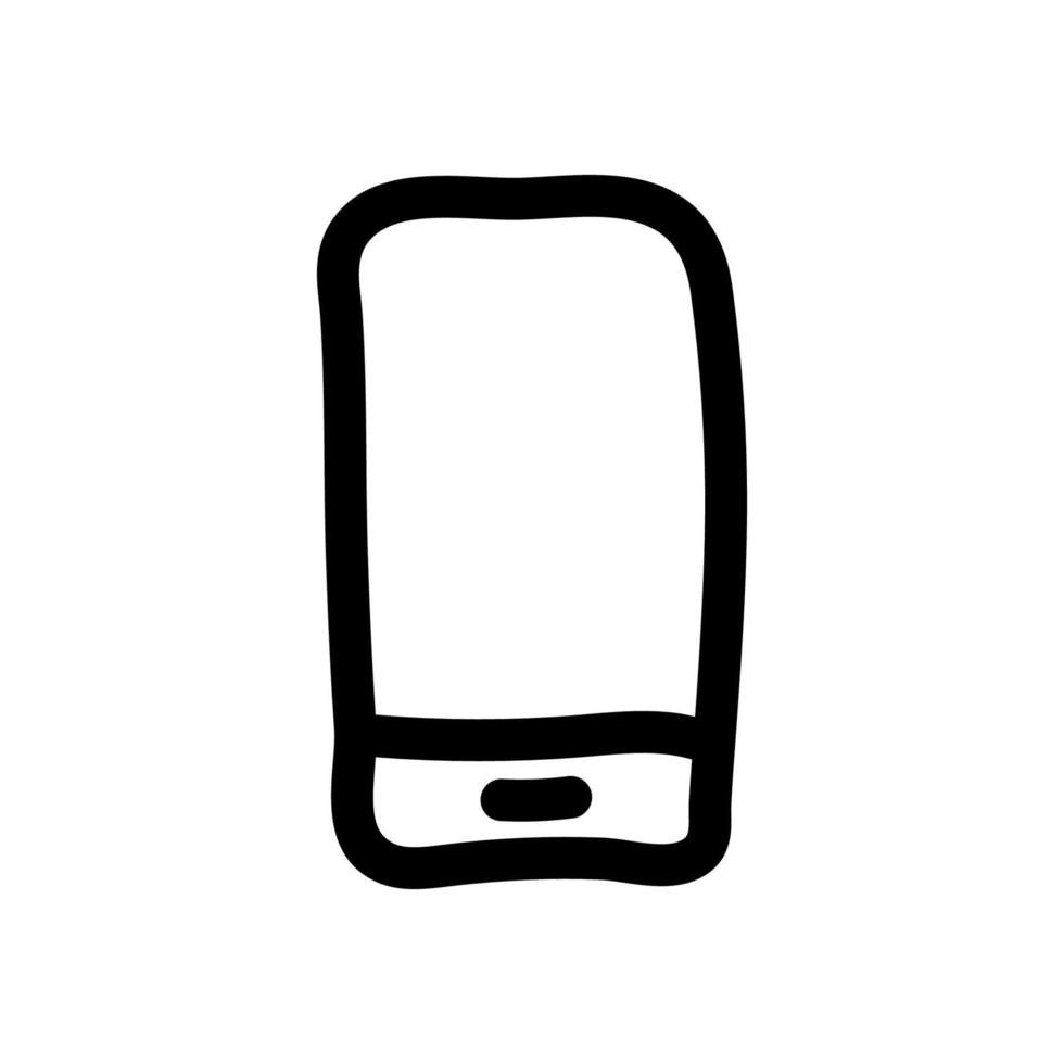 Smartphone simple vector icon