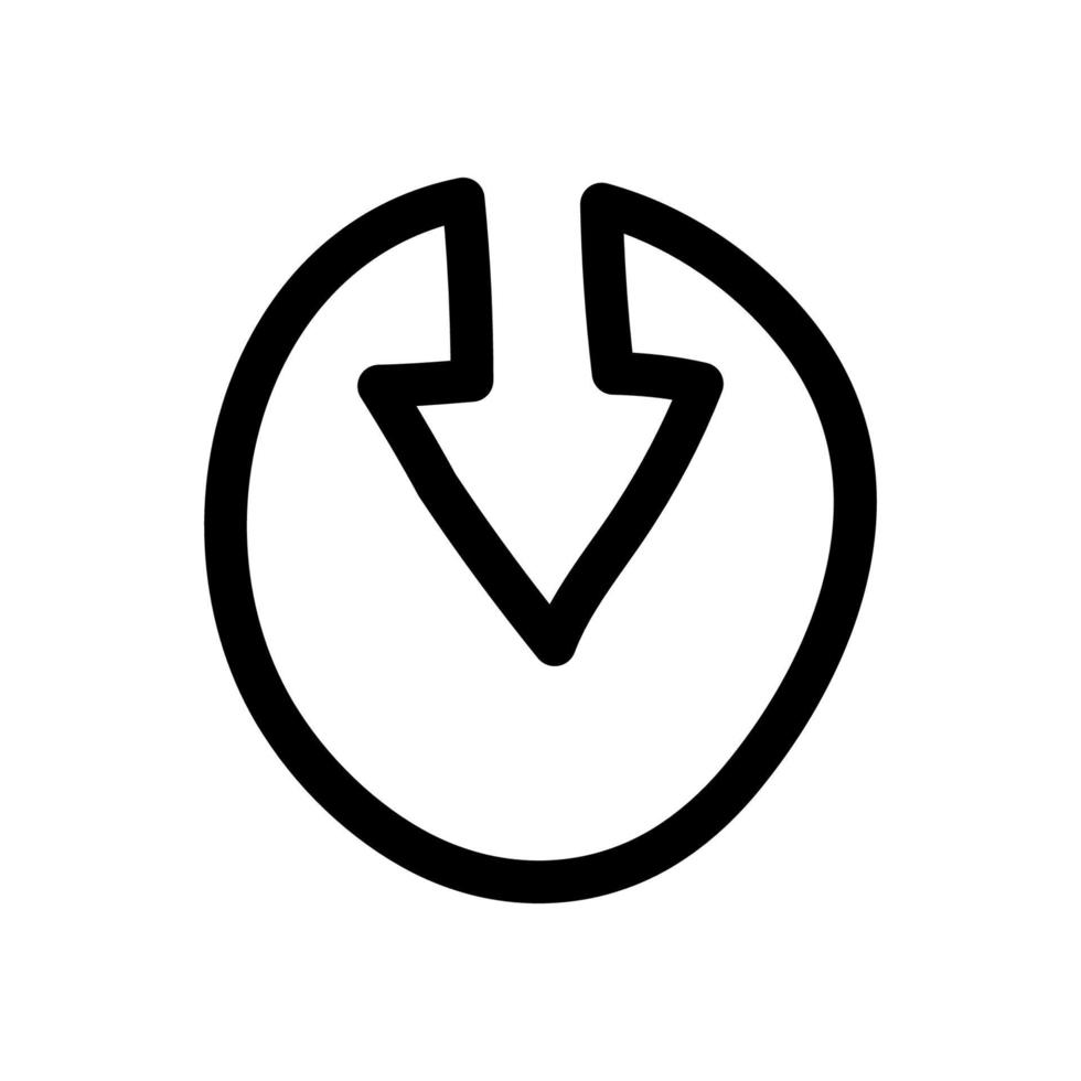 Download simple vector icon button