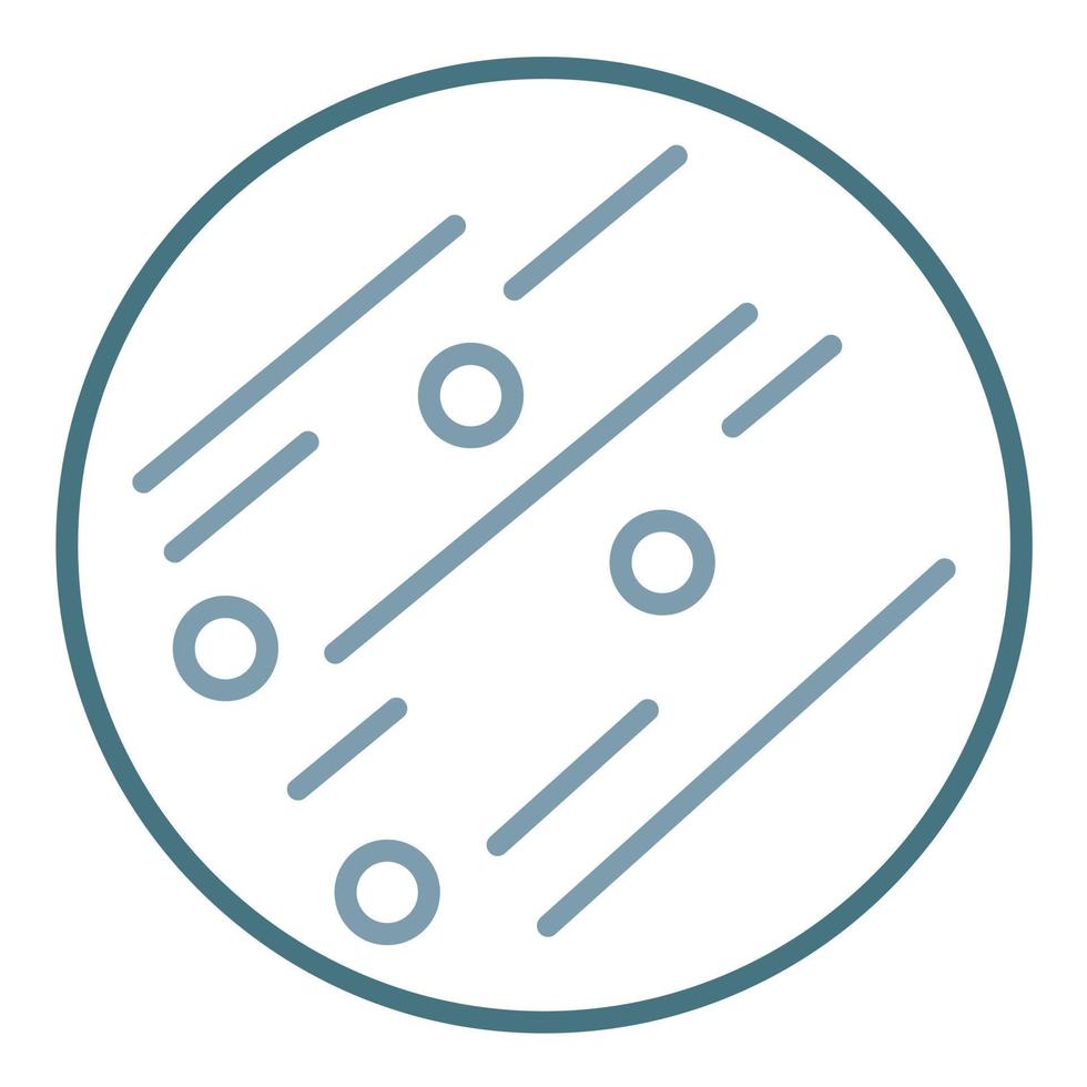 Jupiter Line Two Color Icon vector