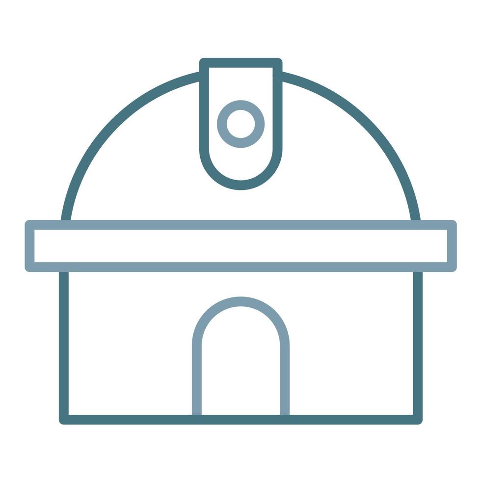 Observatory Line Two Color Icon vector