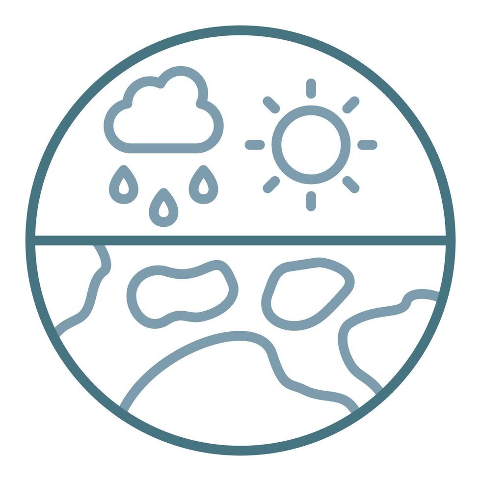 Climatization Line Two Color Icon vector