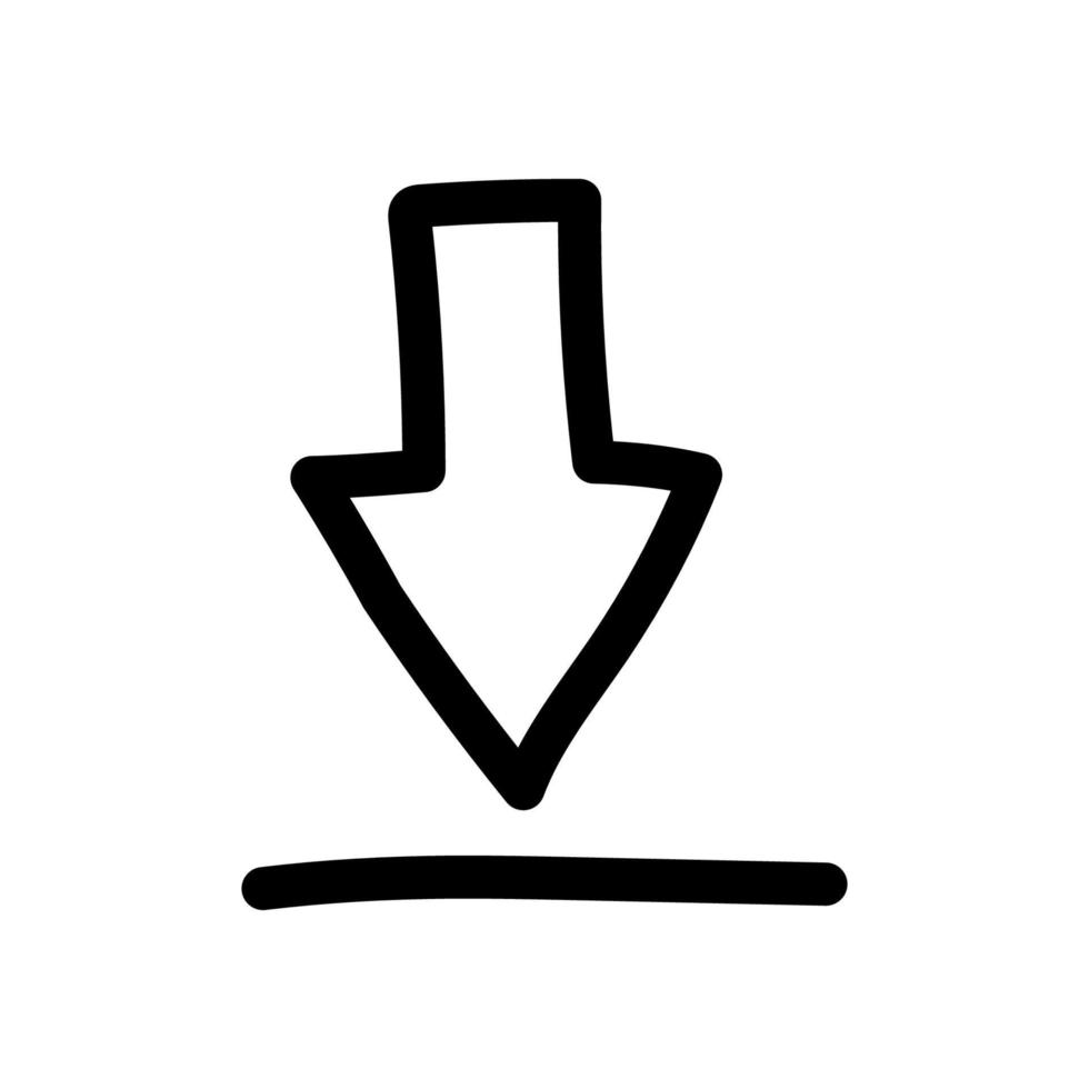 Download simple vector icon button