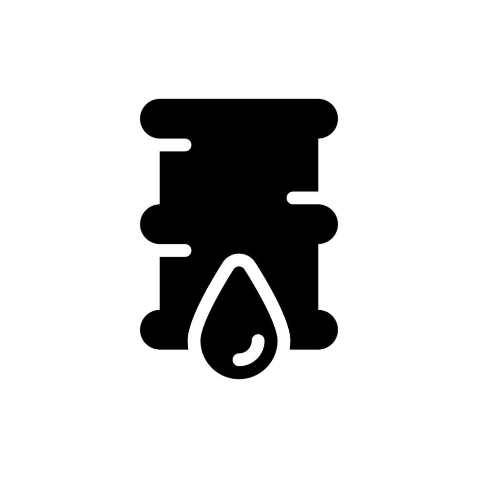conjunto de iconos de vector negro, aislado sobre fondo blanco. ilustración plana sobre un tema de aceite