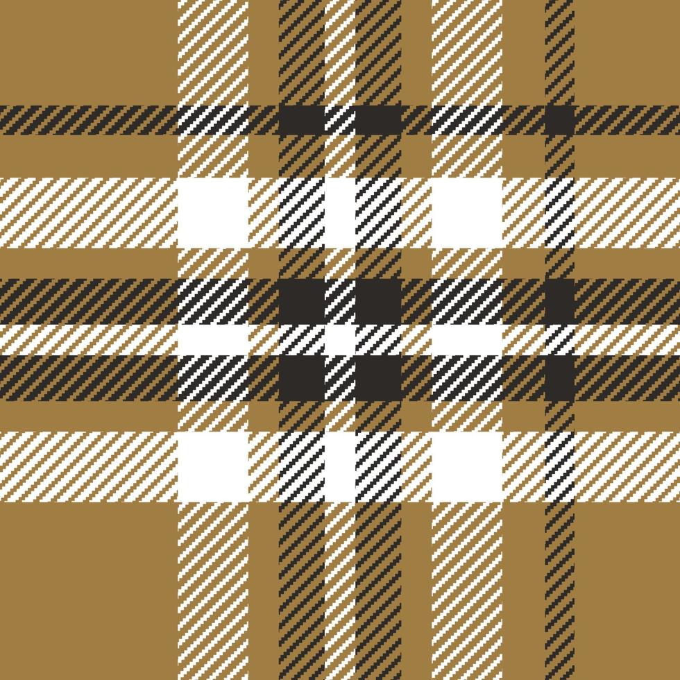 Plaid pattern design with brown color background. Texture for shirt, clothes, dresses and other textile design vector