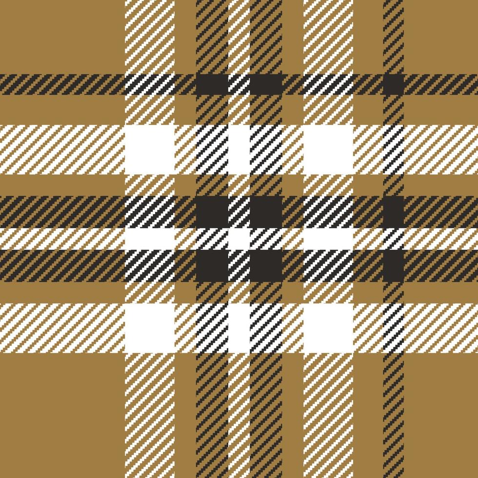 Plaid pattern design with brown color background. Texture for shirt, clothes, dresses and other textile design vector