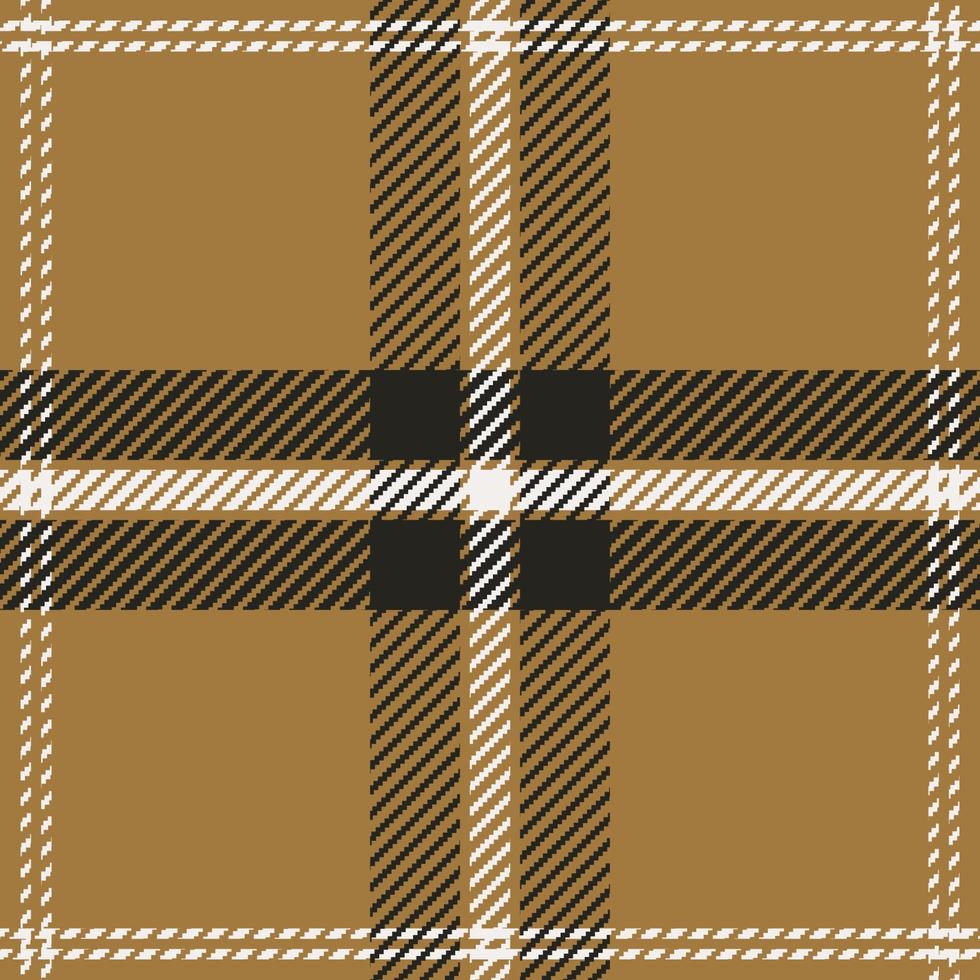 Plaid pattern design with brown color background.  Texture for shirt, clothes, dresses and other textile design vector