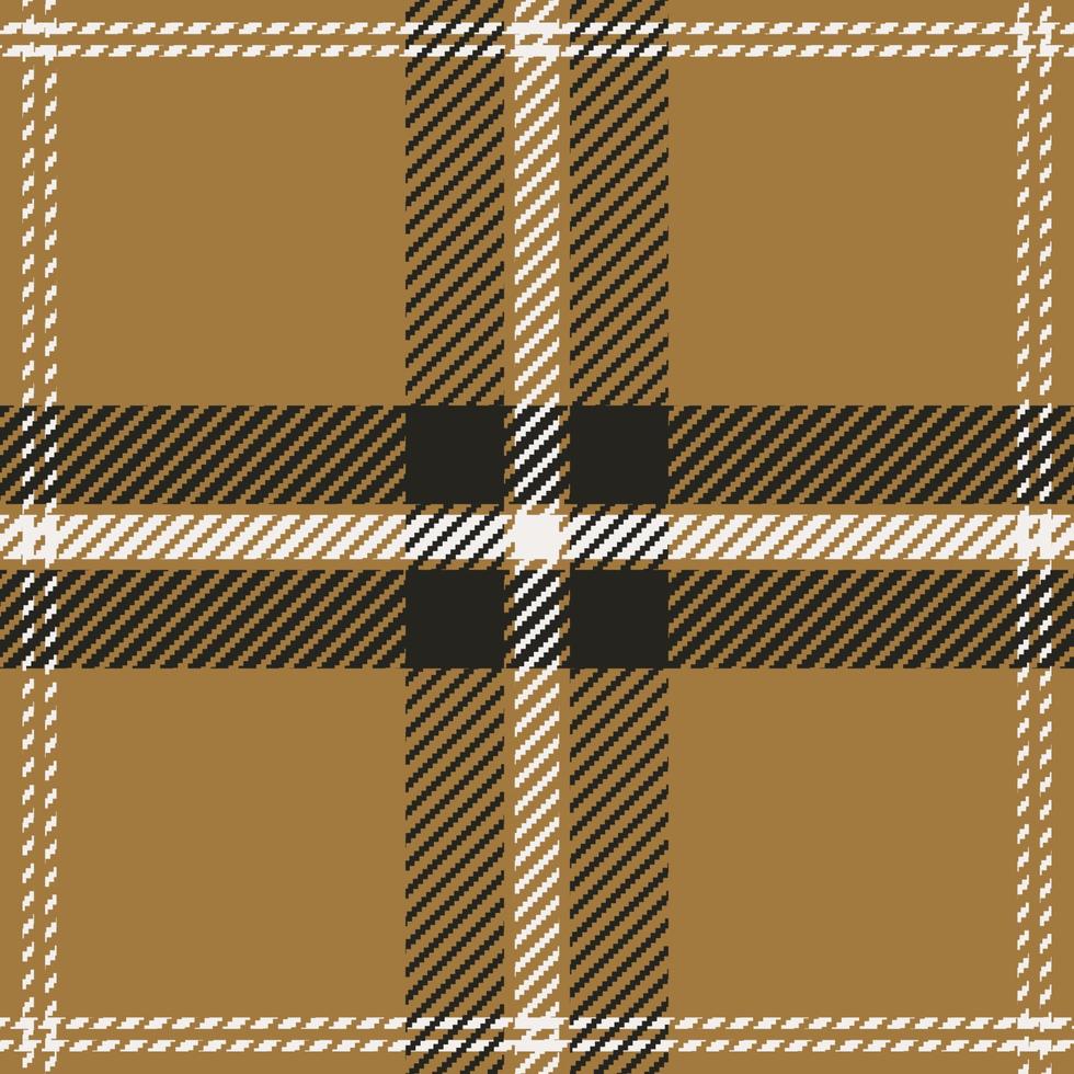 Plaid pattern design with brown color background.  Texture for shirt, clothes, dresses and other textile design vector