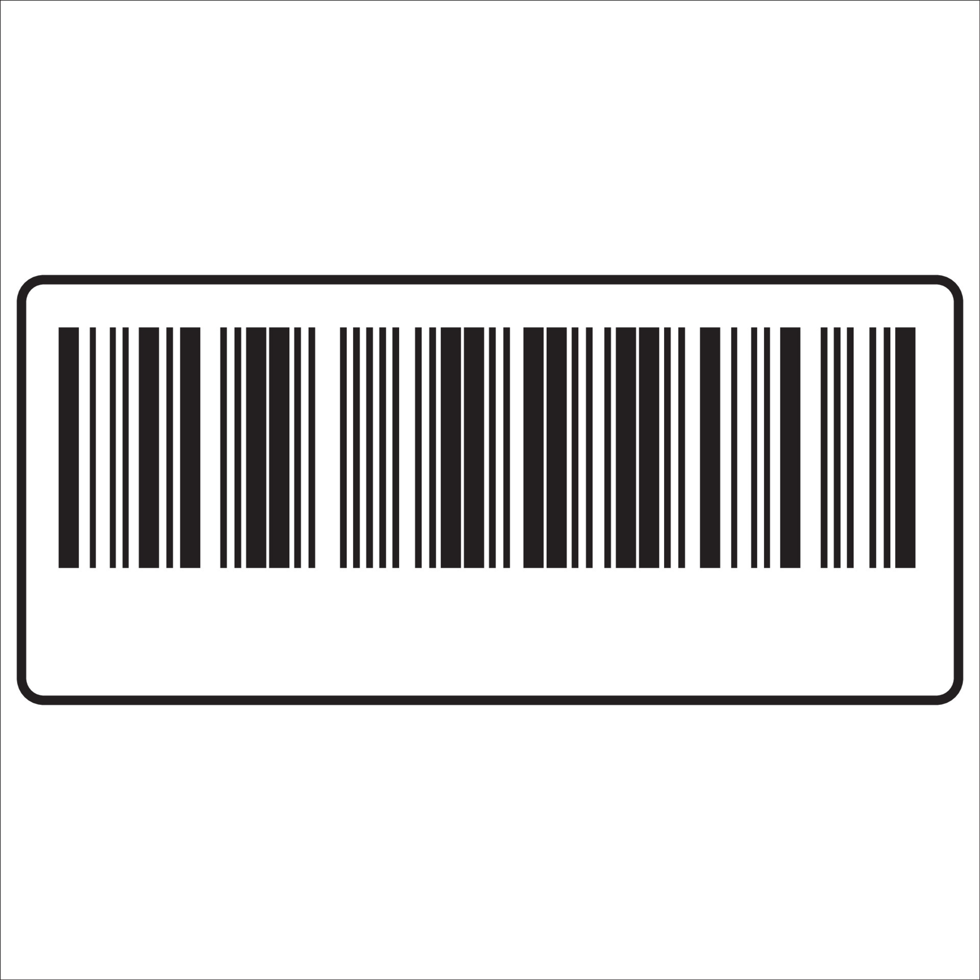 Barcode black and white box icon vector 7029932 Vector Art at Vecteezy