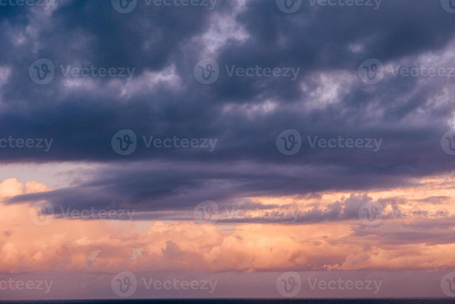 cielo al atardecer foto