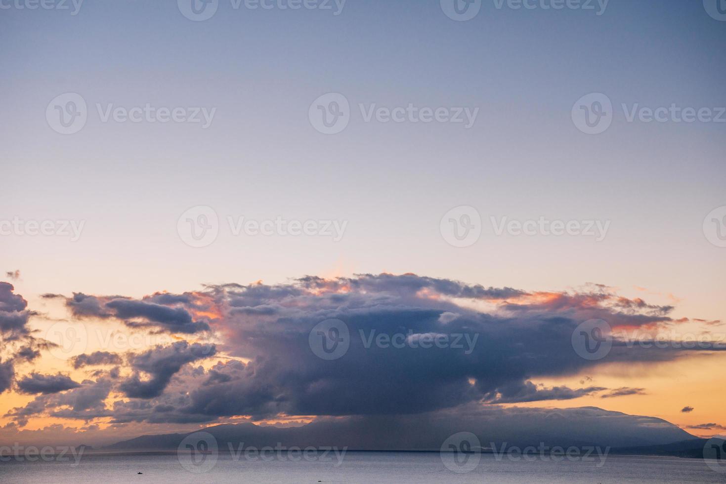 sky at sunset photo