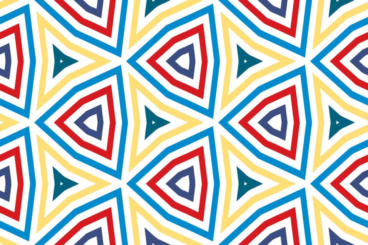 colourfull geometric shape pattern for background vector