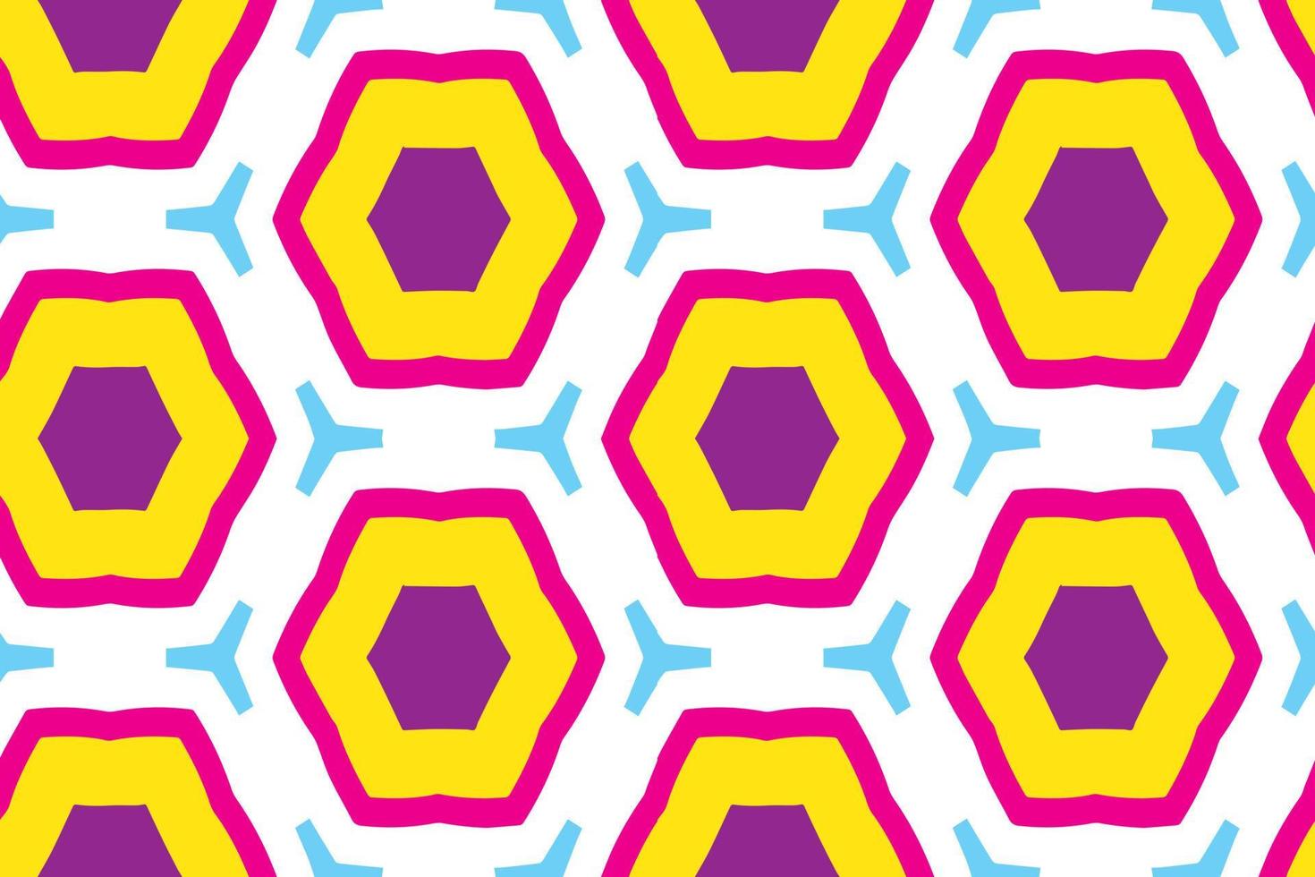 colourfull geometric shape pattern for background vector