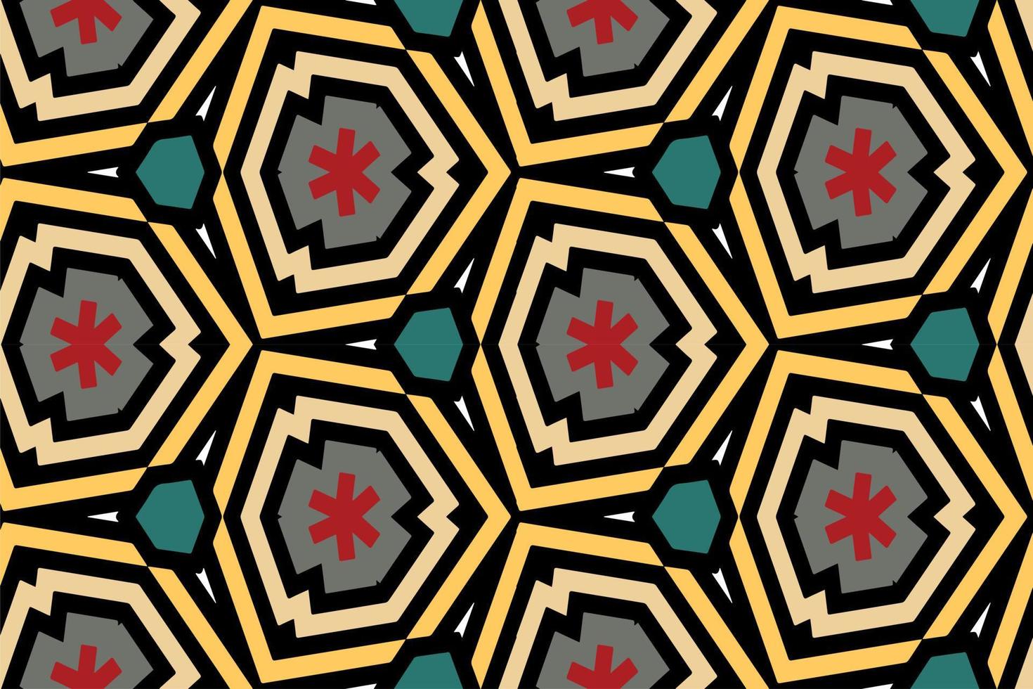 colourfull geometric shape pattern for background vector
