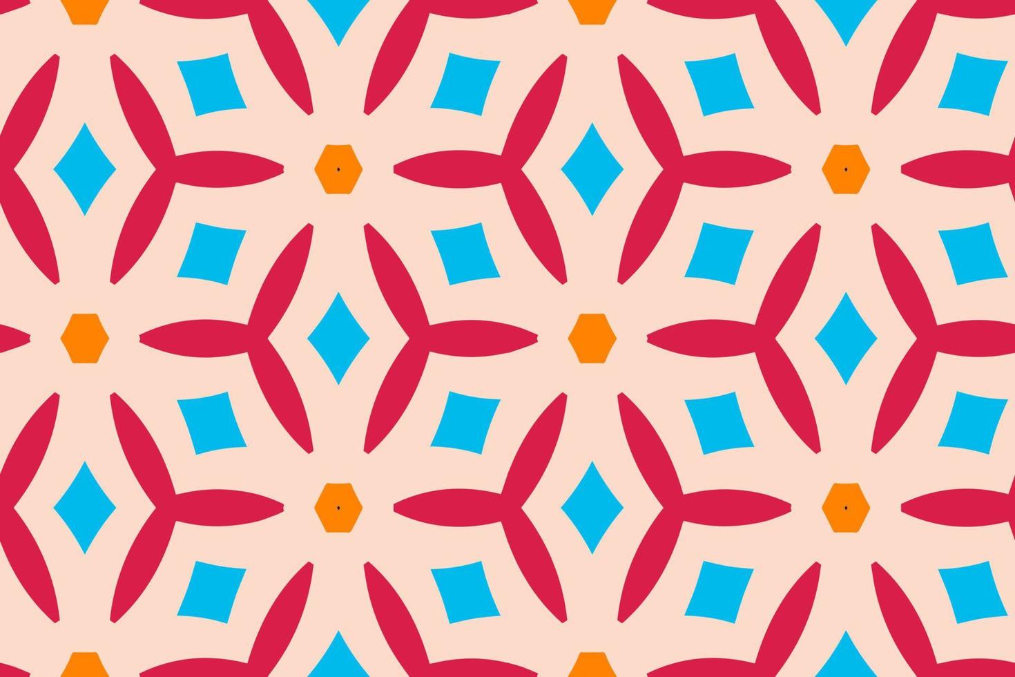 colourfull geometric shape pattern for background vector