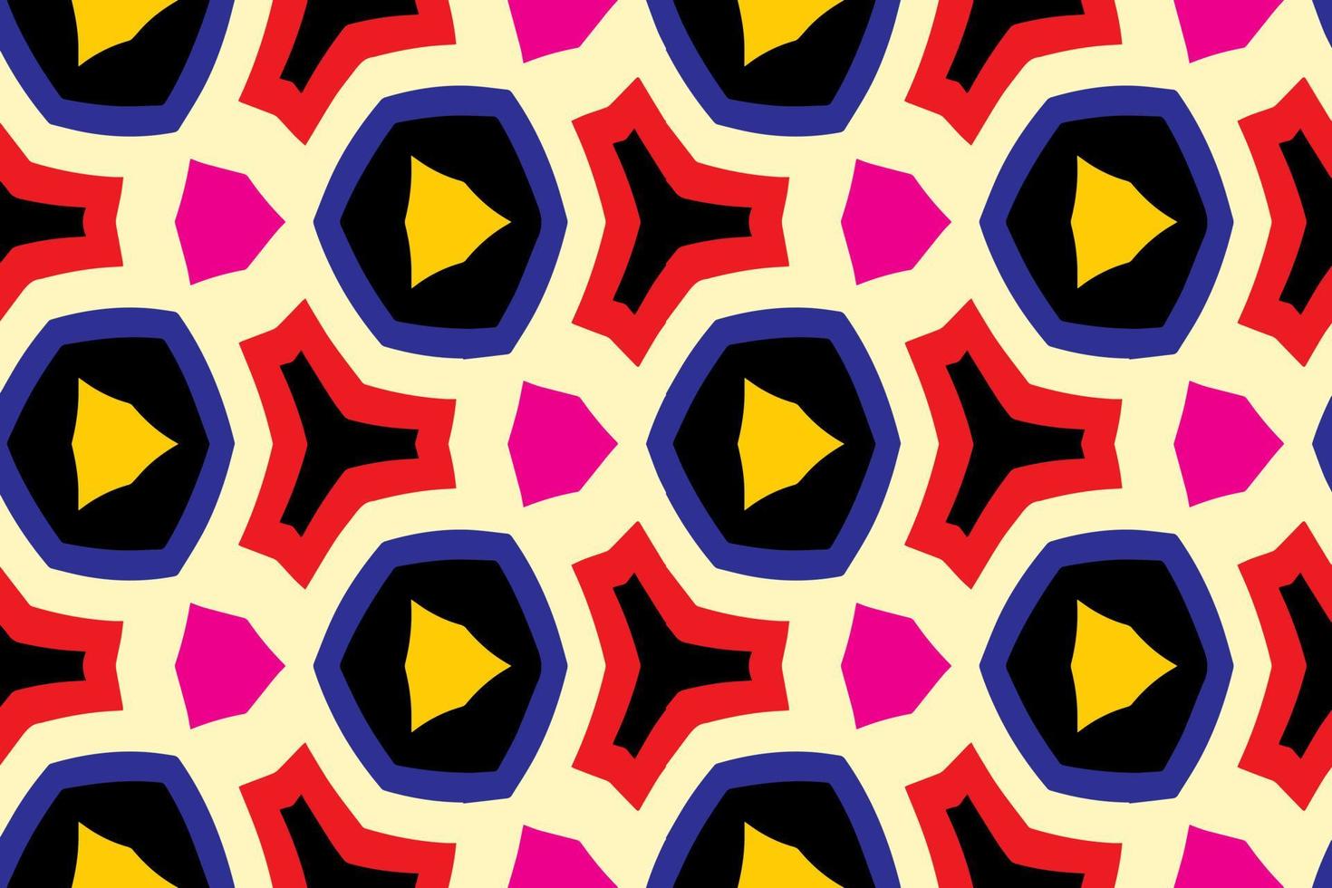 abstract geometric pattern with colourfull colour vector