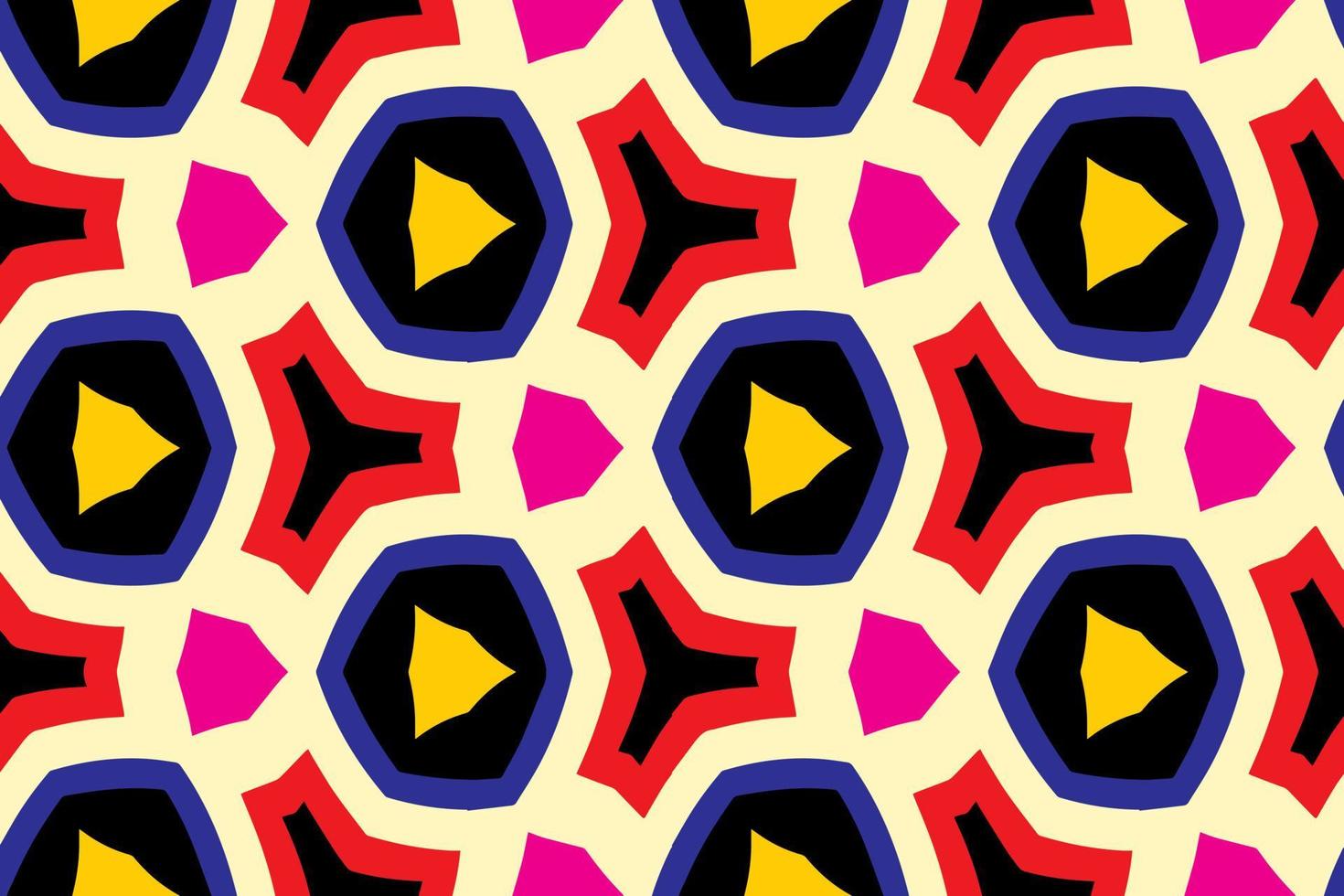 abstract geometric pattern with colourfull colour vector