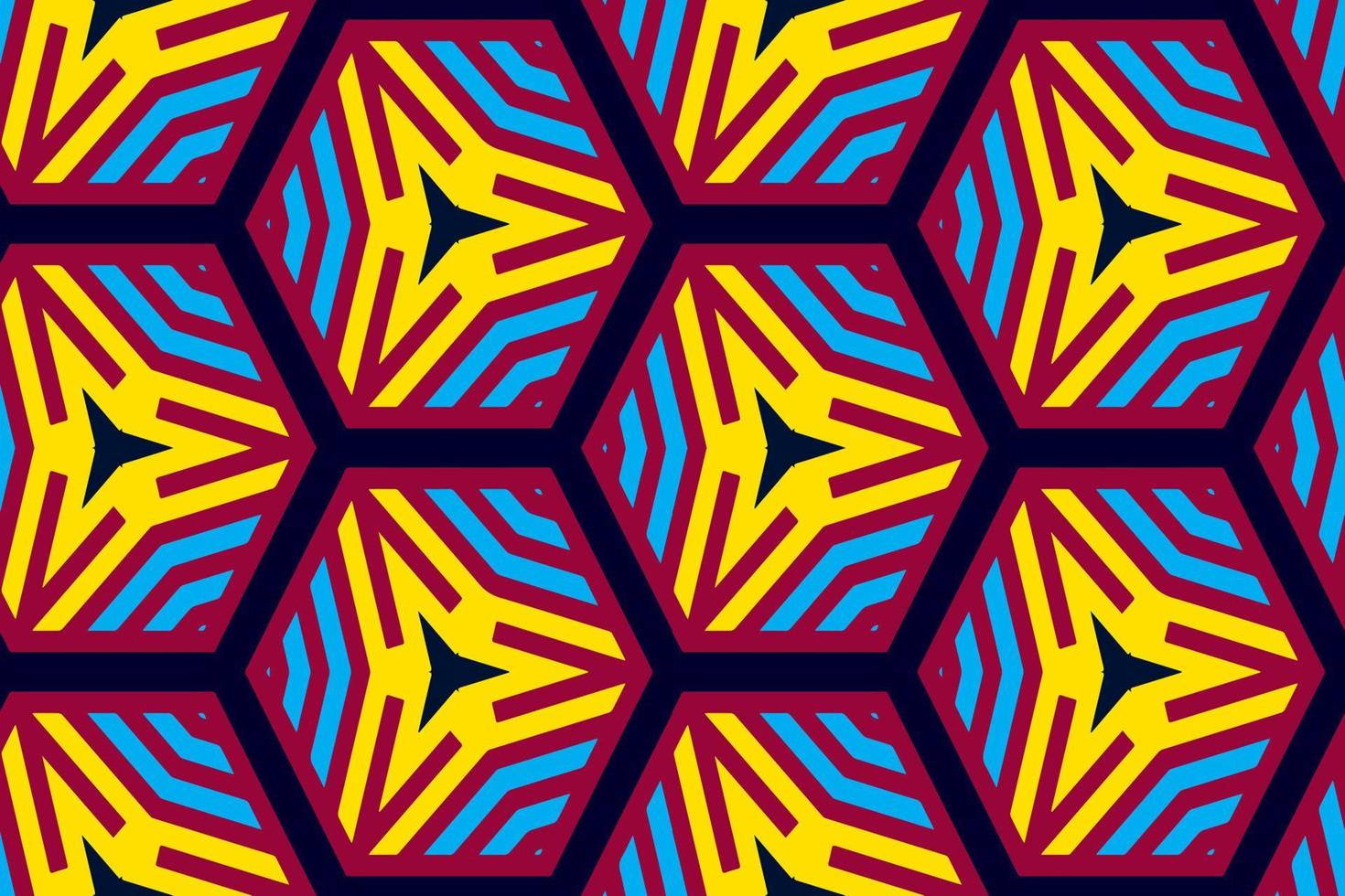 abstract colourfull geometric pattern vector