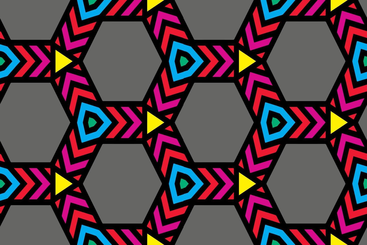 abstract colourfull geometric pattern vector