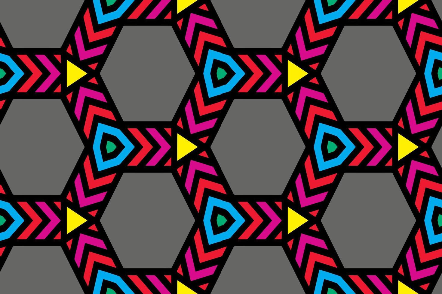 abstract colourfull geometric pattern vector