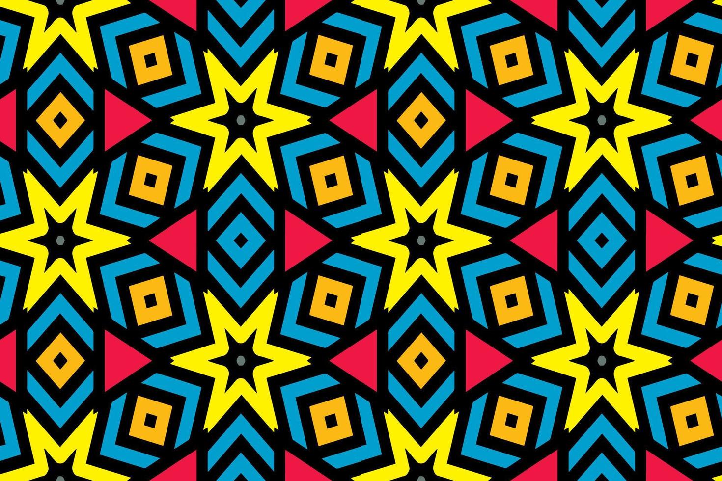 abstract colourfull geometric pattern vector