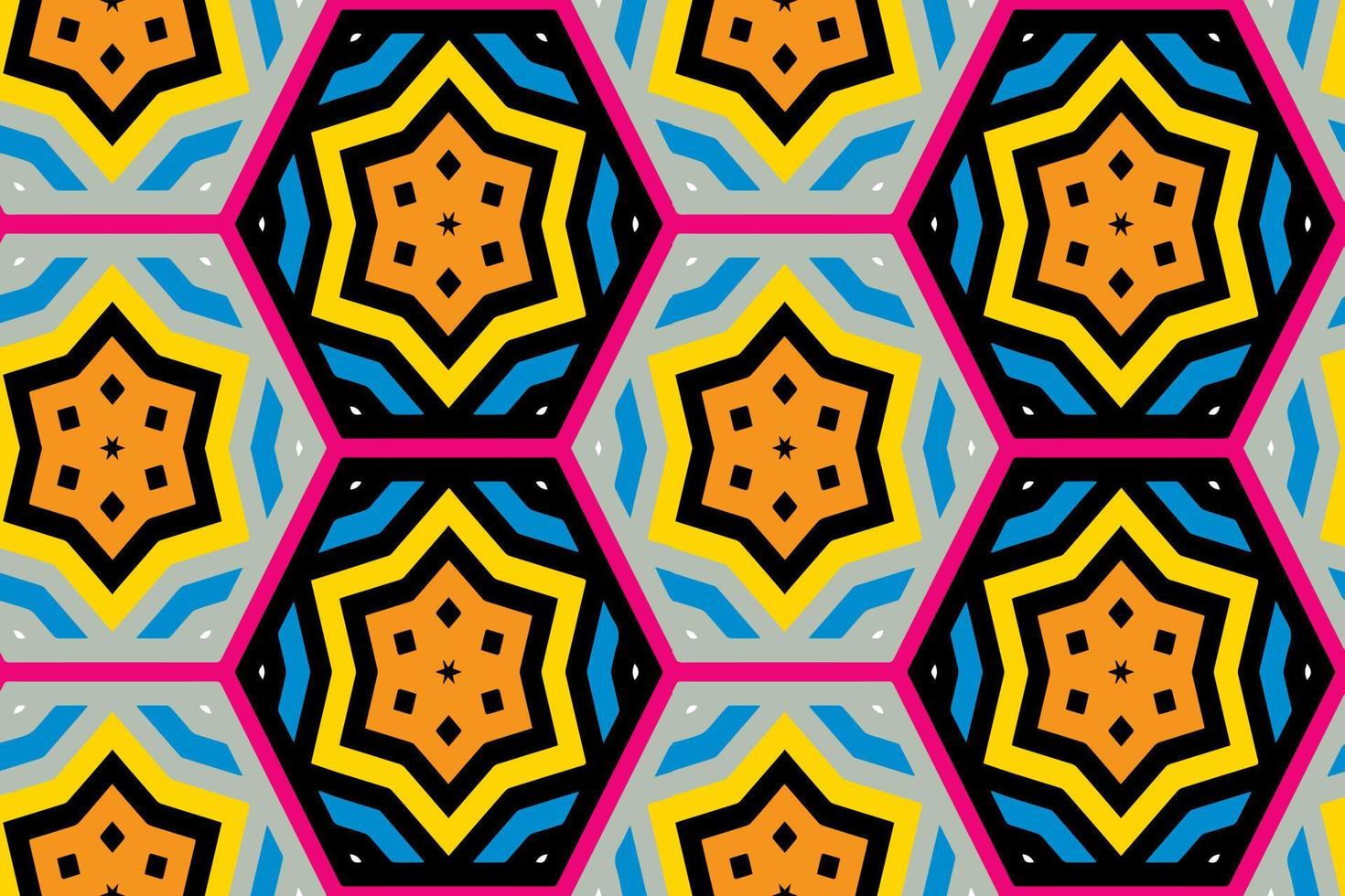abstract colourfull geometric pattern vector