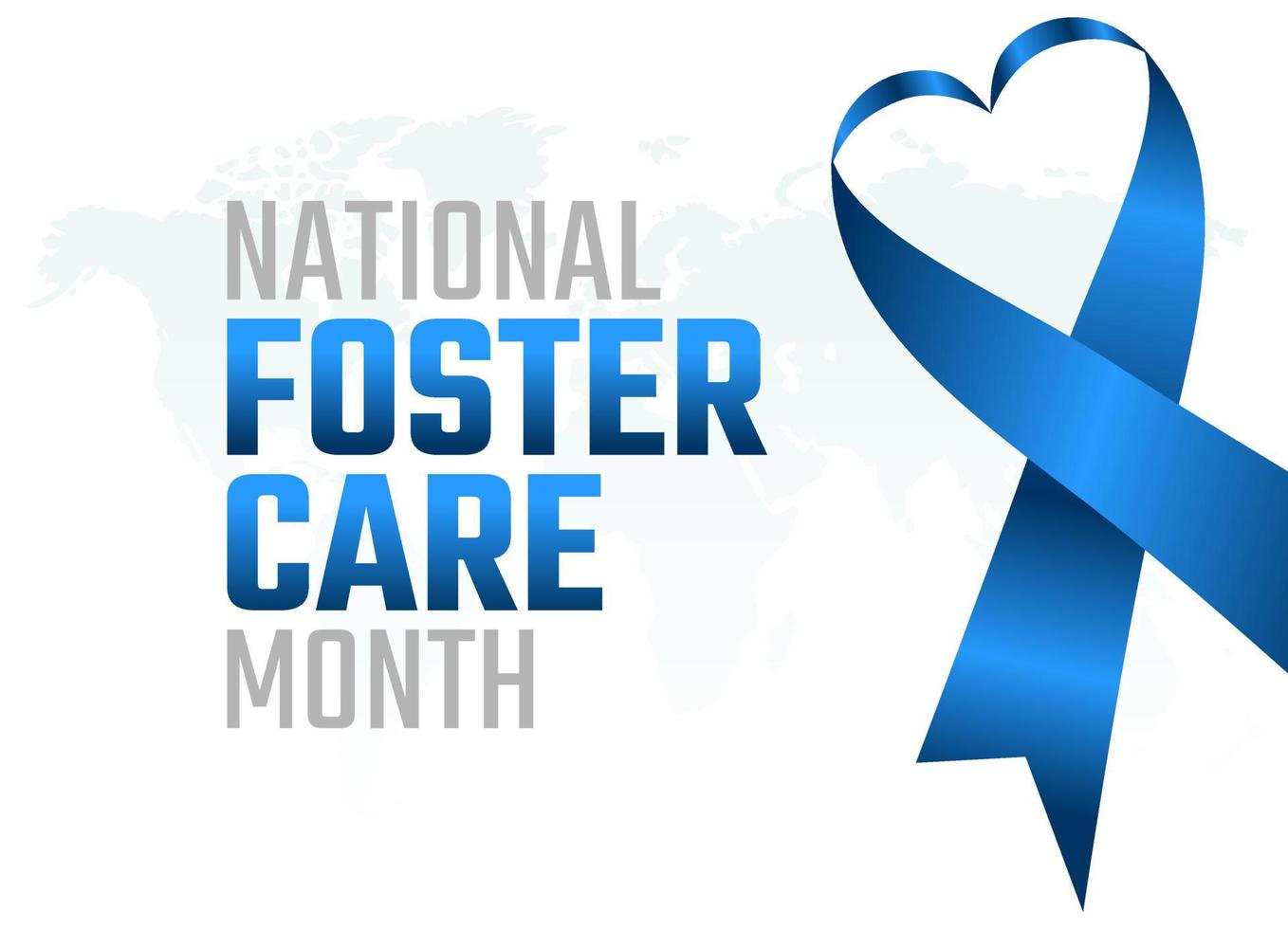 vector graphic of national foster care day good for national foster