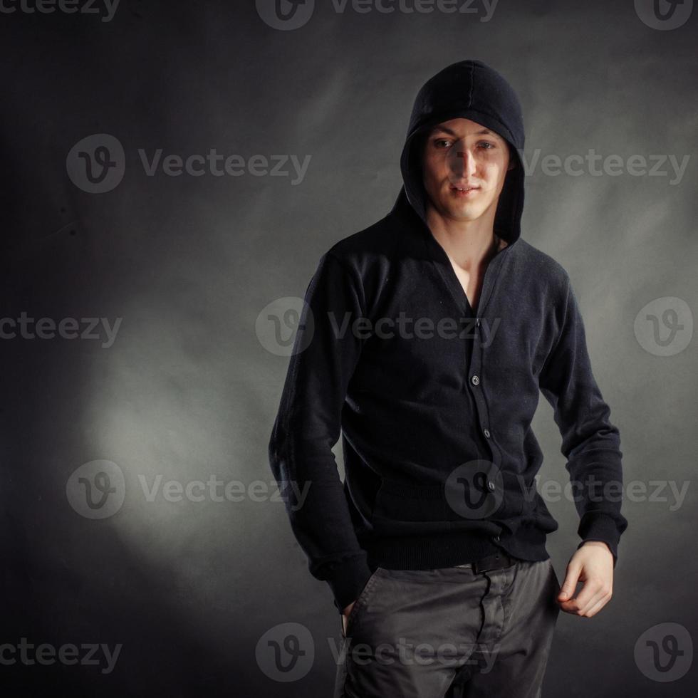 Young man urban style photo