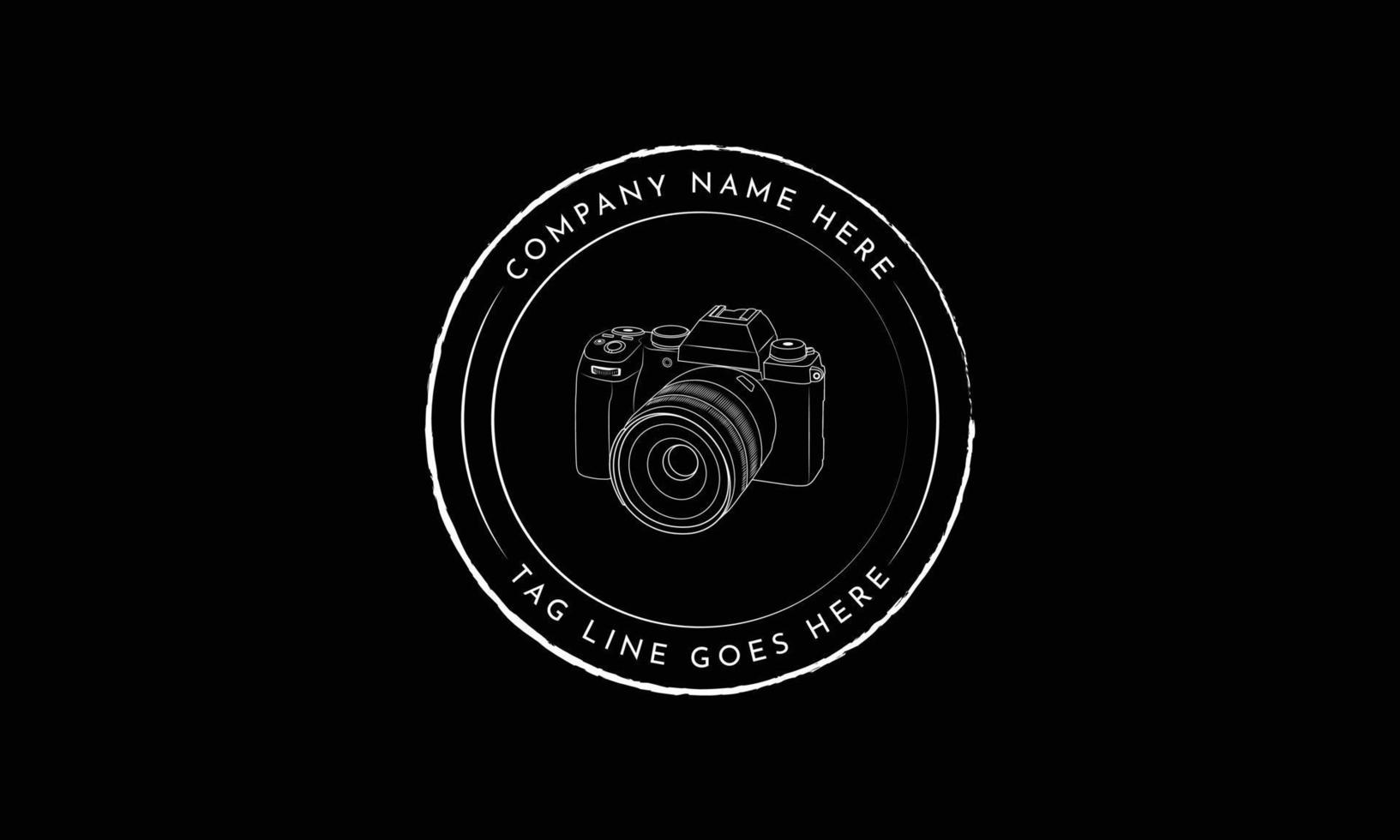 Photo camera line icon, outline vector logo illustration, linear pictogram isolated on white background