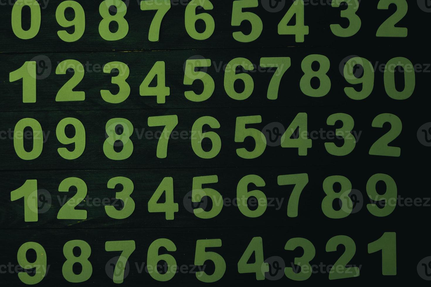 Background of numbers. from zero to nine. Numbers texture. Finance data concept. Matematic. Seamless pattern with numbers. financial crisis concept. Business success. photo