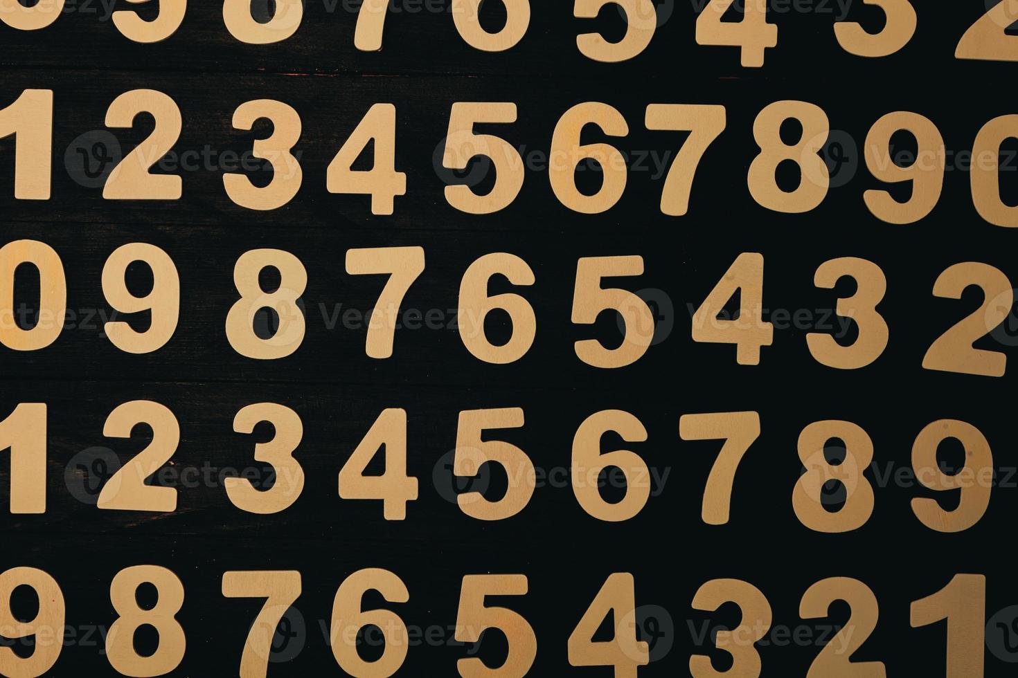 Background of numbers. from zero to nine. Numbers texture. Finance data concept. Matematic. Seamless pattern with numbers. financial crisis concept. Business success. photo