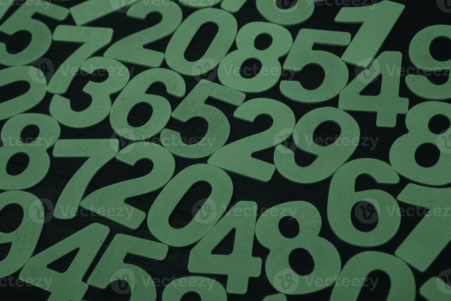 Background of numbers. from zero to nine. Numbers texture. Finance data concept. Matematic. Seamless pattern with numbers. financial crisis concept. Business success. photo