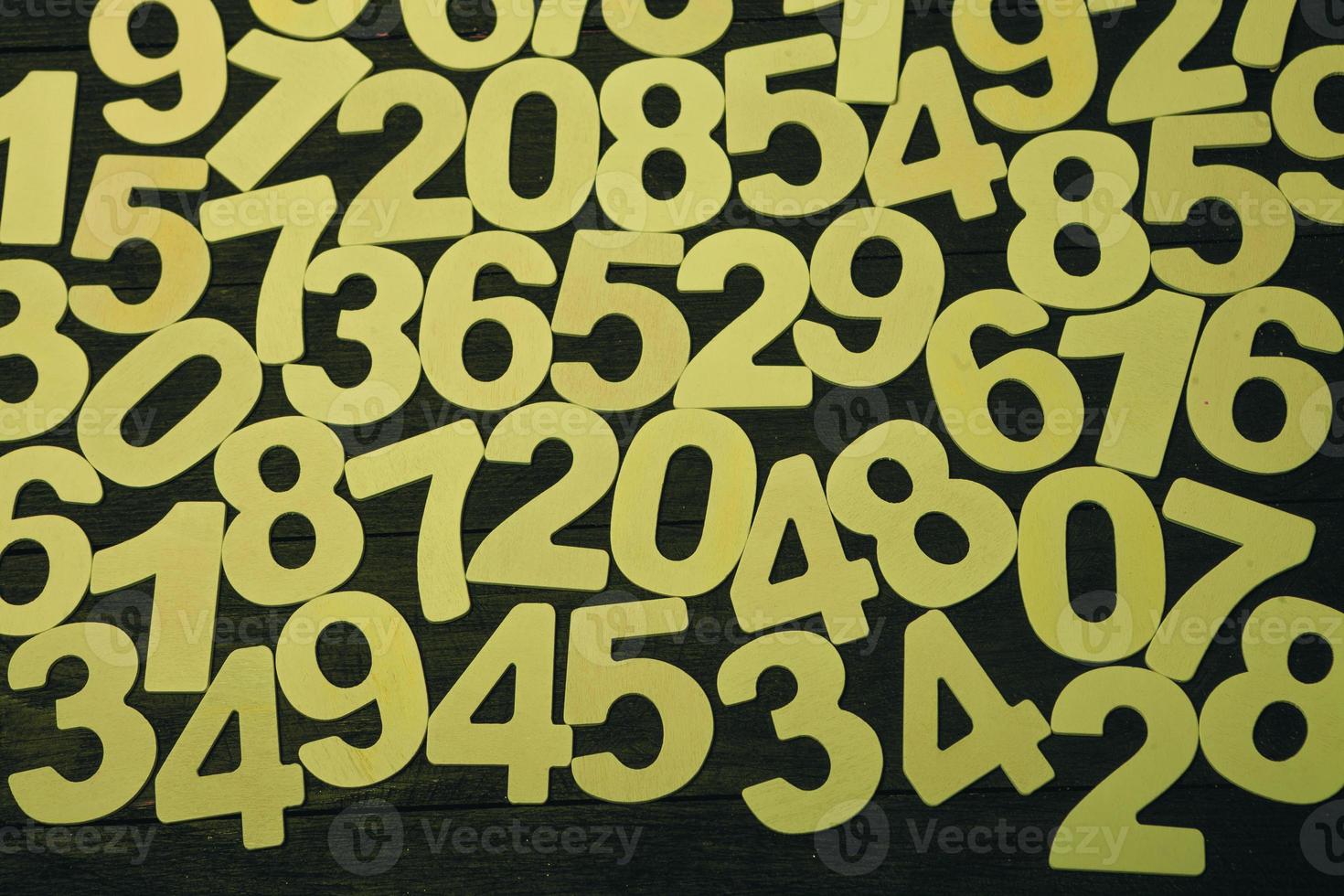 Background of numbers. from zero to nine. Numbers texture. Finance data concept. Matematic. Seamless pattern with numbers. financial crisis concept. Business success. photo
