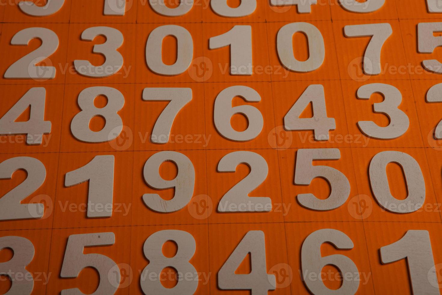 Background of numbers. from zero to nine. Numbers texture. Finance data concept. Mathematic. Seamless pattern with numbers. financial crisis concept. Business success. photo