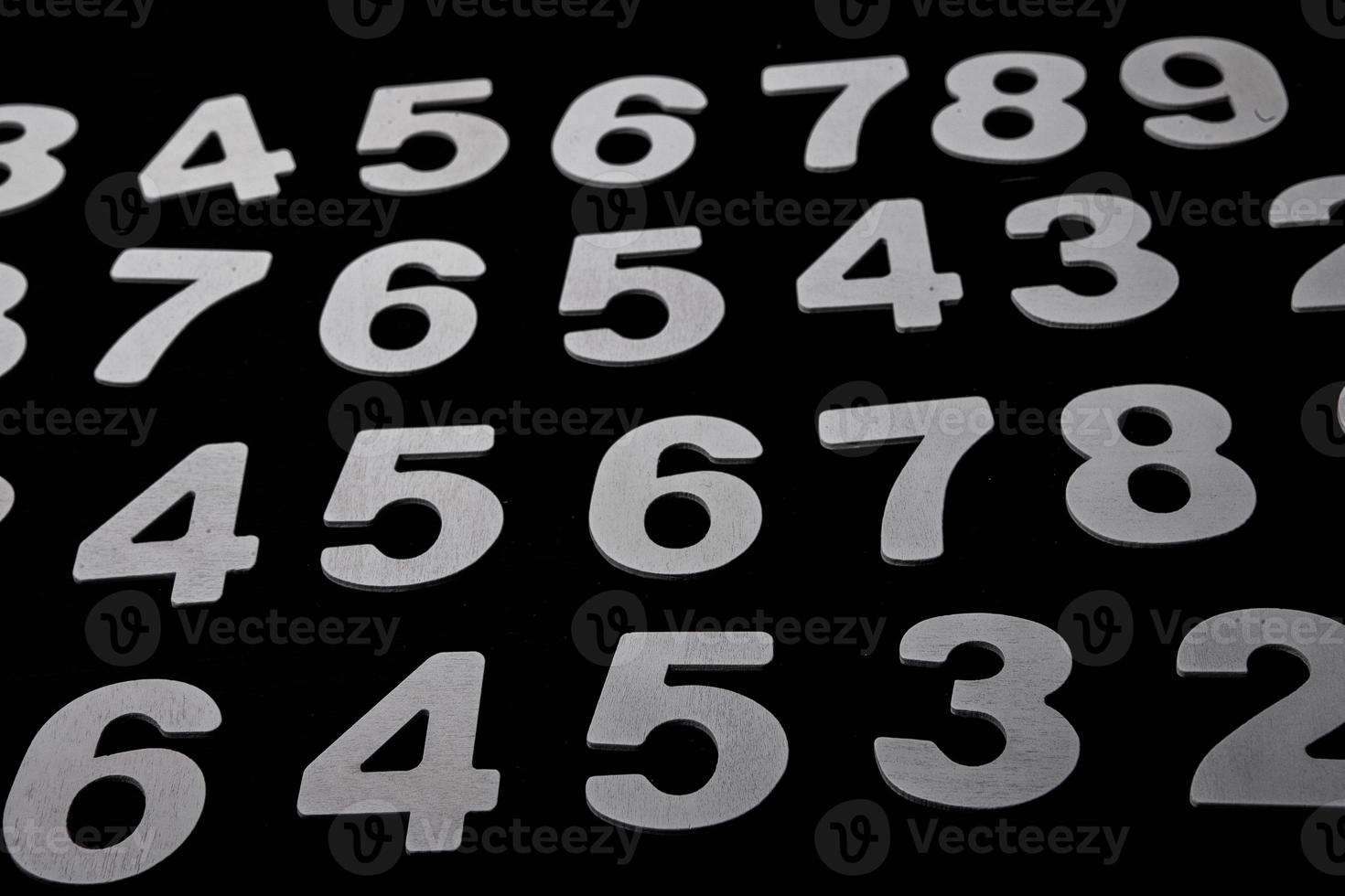 Background of numbers. from zero to nine. Numbers texture. Finance data concept. Matematic. Seamless pattern with numbers. financial crisis concept. Business success. photo