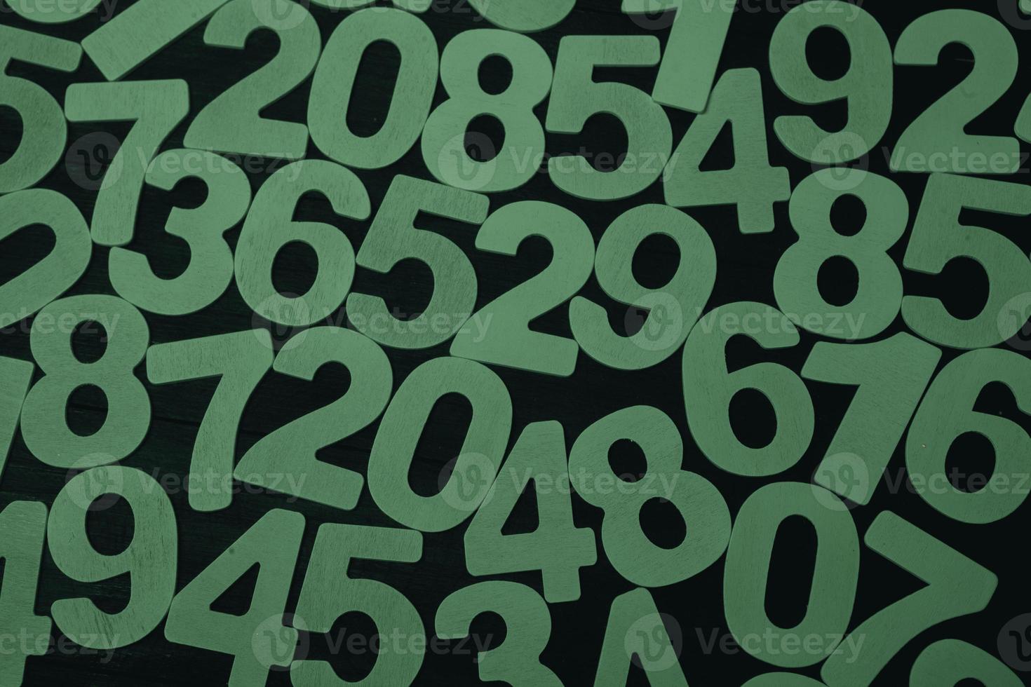 Background of numbers. from zero to nine. Numbers texture. Finance data concept. Matematic. Seamless pattern with numbers. financial crisis concept. Business success. photo