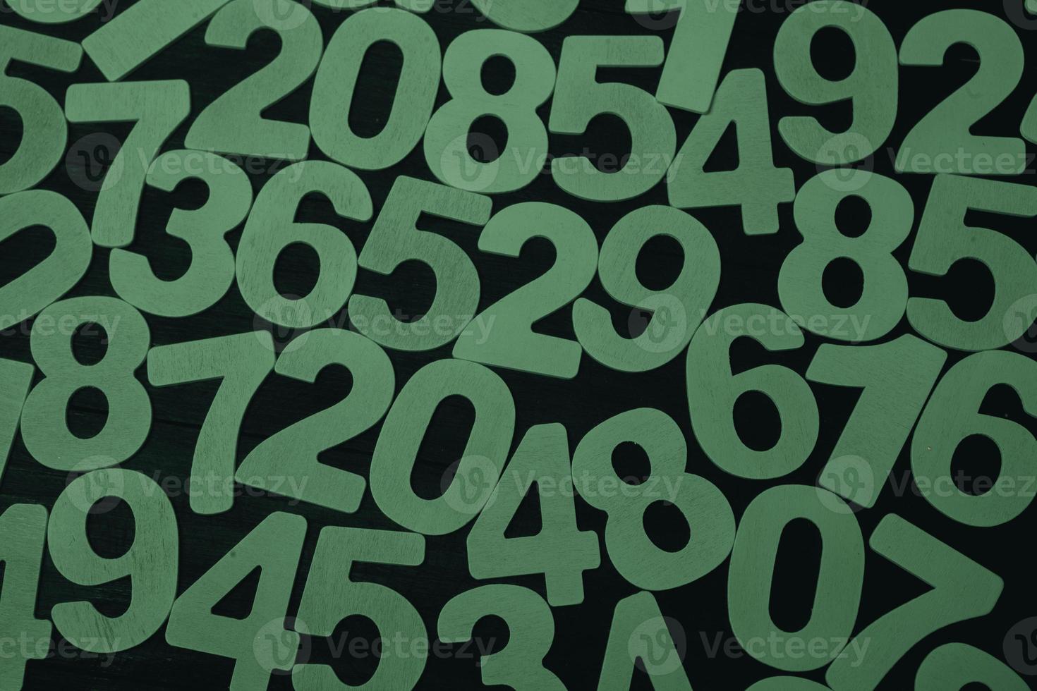 Background of numbers. from zero to nine. Numbers texture. Finance data concept. Matematic. Seamless pattern with numbers. financial crisis concept. Business success. photo