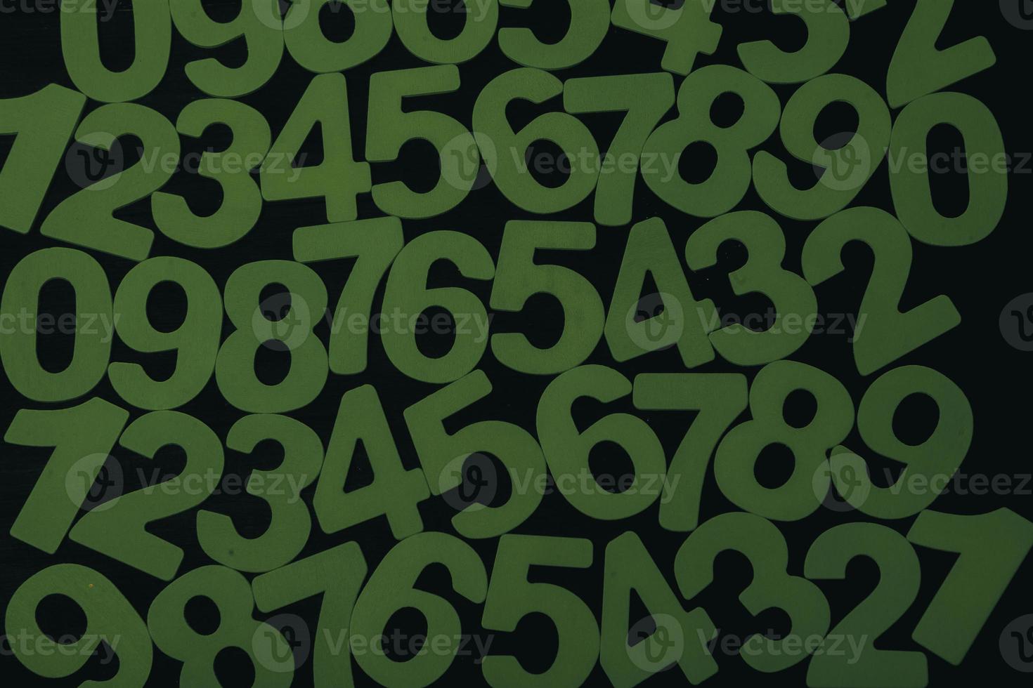 Background of numbers. from zero to nine. Numbers texture. Finance data concept. Matematic. Seamless pattern with numbers. financial crisis concept. Business success. photo
