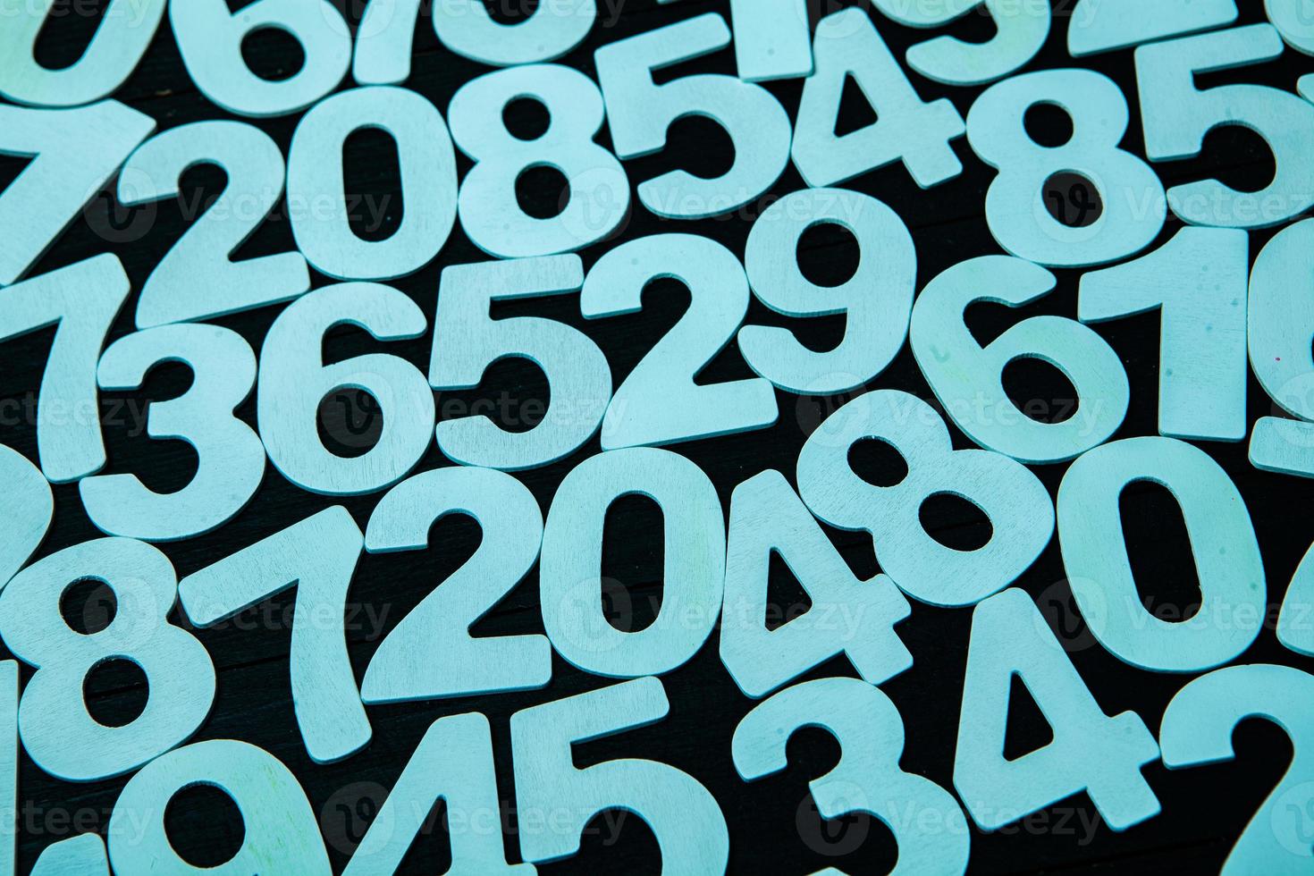 Background of numbers. from zero to nine. Numbers texture. Finance data concept. Matematic. Seamless pattern with numbers. financial crisis concept. Business success. photo