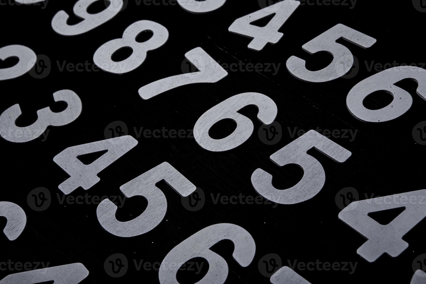 Background of numbers. from zero to nine. Numbers texture. Finance data concept. Matematic. Seamless pattern with numbers. financial crisis concept. Business success. photo